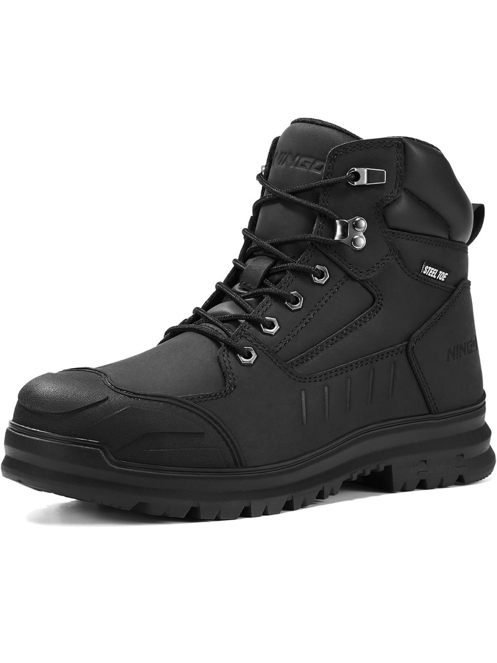 Men's steel-toe work boots